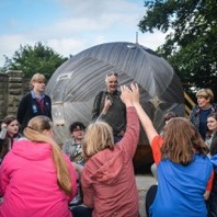 Girl Guides vist to Finsley Gate, 2016 Photo: Samantha Walsh