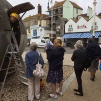 Stephen Turner's Exbury Egg arrival in Hastings, 2017