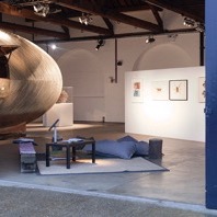 Everything Comes from the Egg, Installation view, Trinity Buoy Wharf, 2017 Photo: Stephanie Rose Wood
