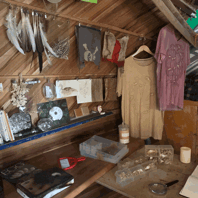 Interior of Stephen Turner's Exbury Egg installed at Trinity Buoy Wharf